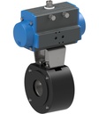 Flanged ball valve with pneumatic actuator BA043-15-D0-3C