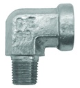 Winkelvers. 90° BSPP3/8"- 3/8" BSPT