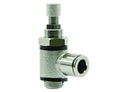Unidirectional banjo flow control valve MV16MA35-04-18-V