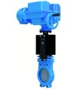 Plattenschieber mit Elektroantrieb A1ED2H2-5-300-B-400V/50HZ
