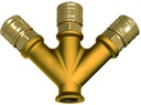 3-fach Kupplungsdosenverteiler DN 7,2 C0C72-3F12-B